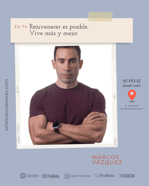 EP 74: Rejuvenecer es posible. Vive más y mejor, con Marcos Vázquez